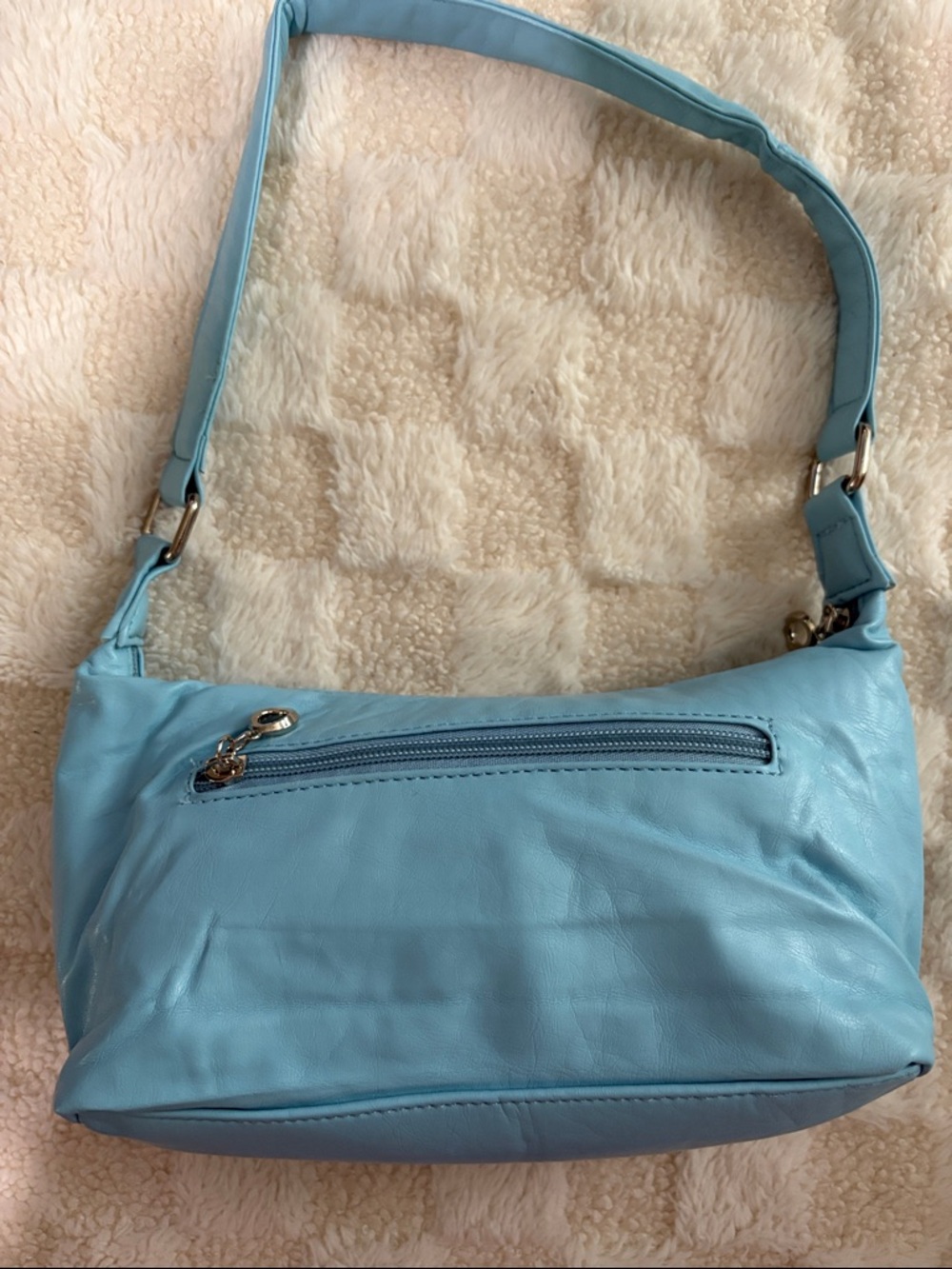Light Blue Women’s Shoulder Bag - Picture 2 of 3